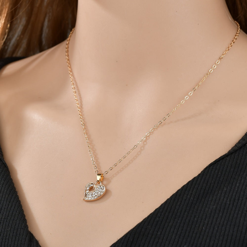 Love Jewelry Set for Women – Elegant Matching Necklace and Earrings Gift