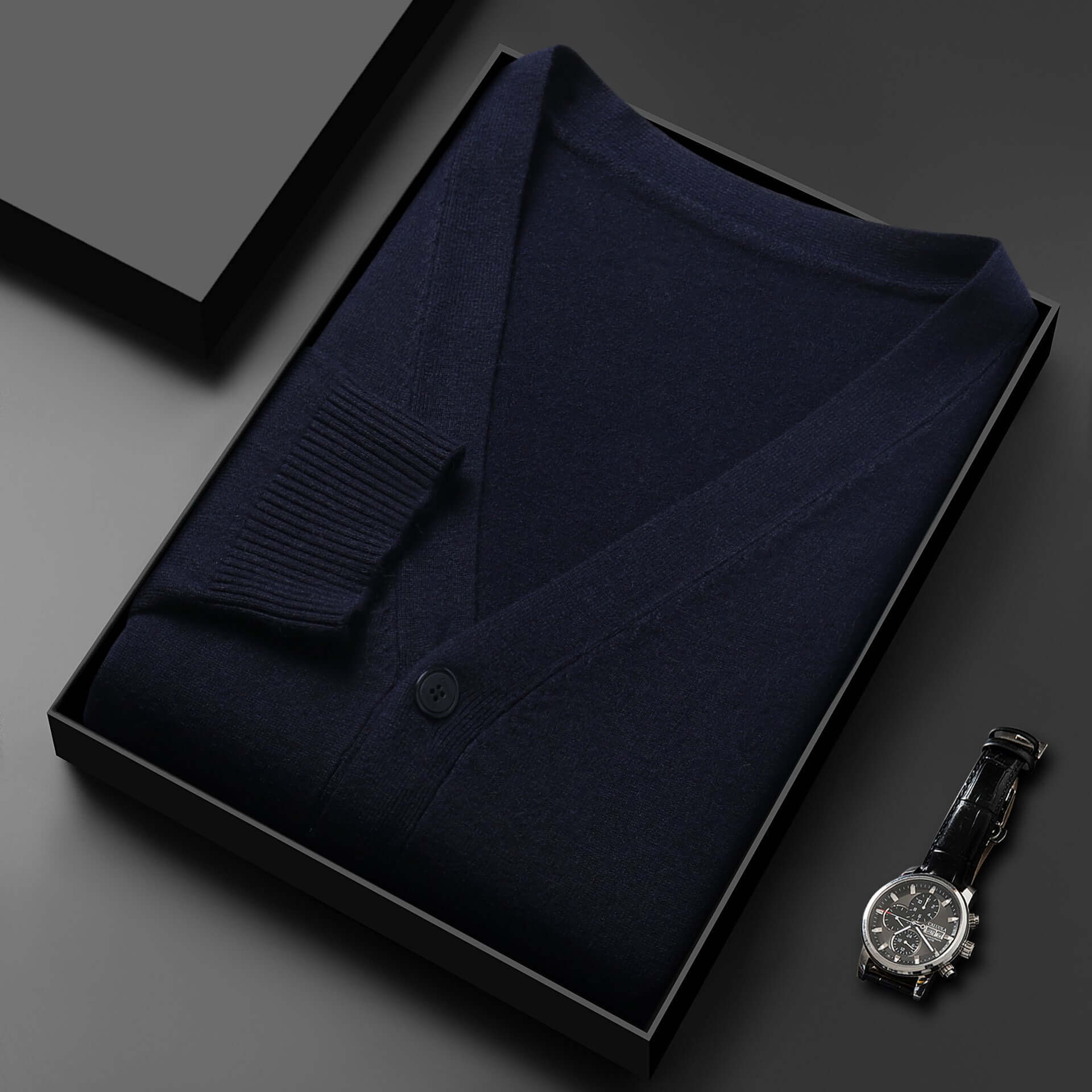 Men’s Knitted Cardigan V-Neck Sweater Coat Stylish Comfort