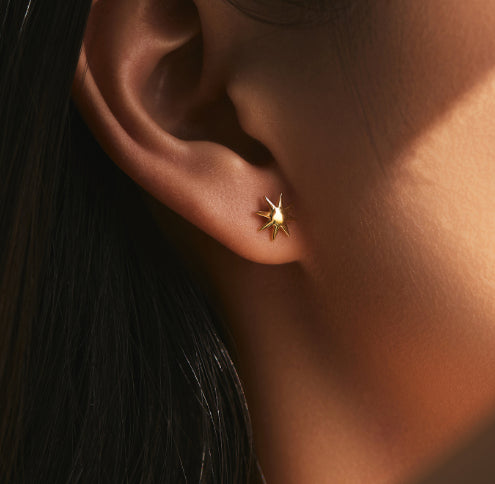 S925 Sterling Silver Statement Earrings With A Radiant Standout Vibe