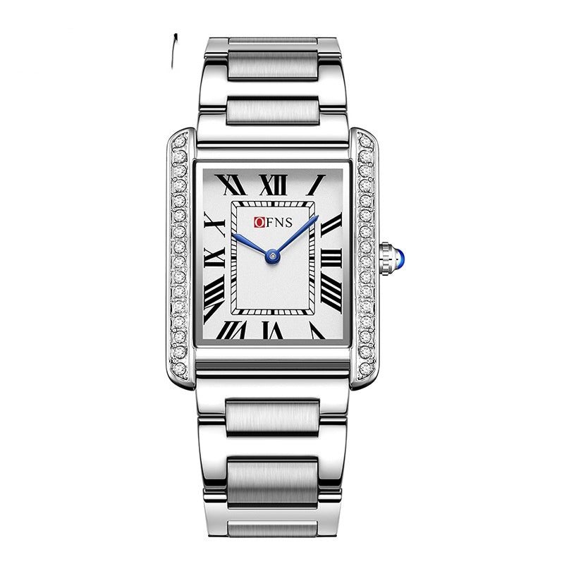Diamond Inlaid Quartz Watch