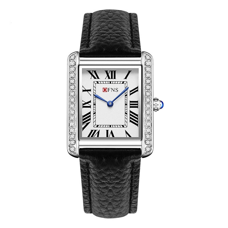 Diamond Inlaid Quartz Watch