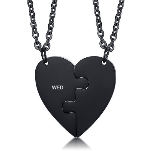 Personalized Heart Shaped Name Necklace – Custom Engraved Gift for Women
