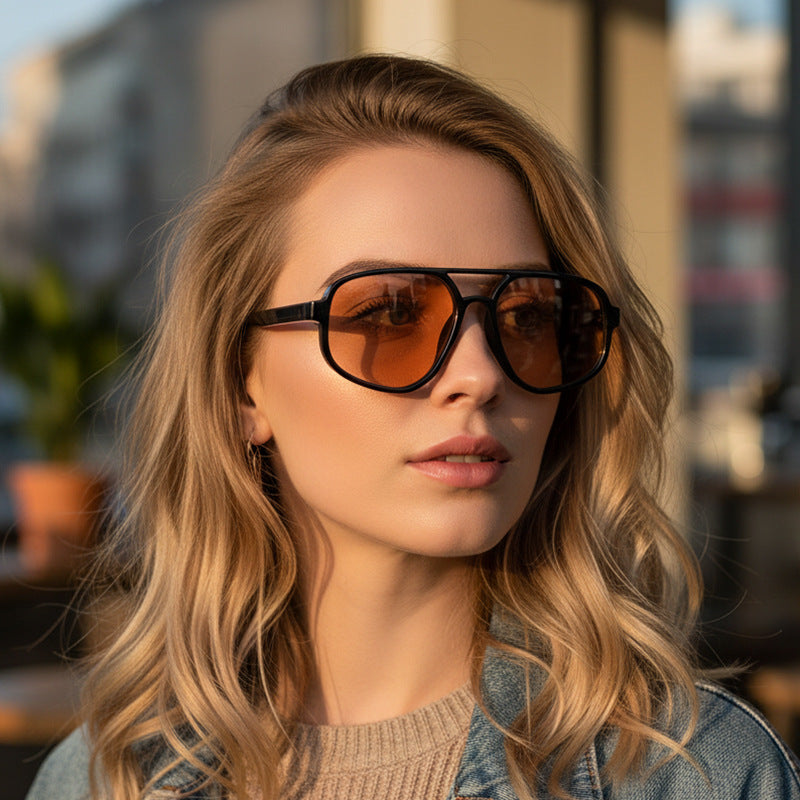 Fashionable Retro Versatile UV Protective Sunglasses