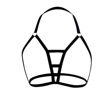 Slim Fit Black Harness – Adjustable Fashion Streetwear Accessory