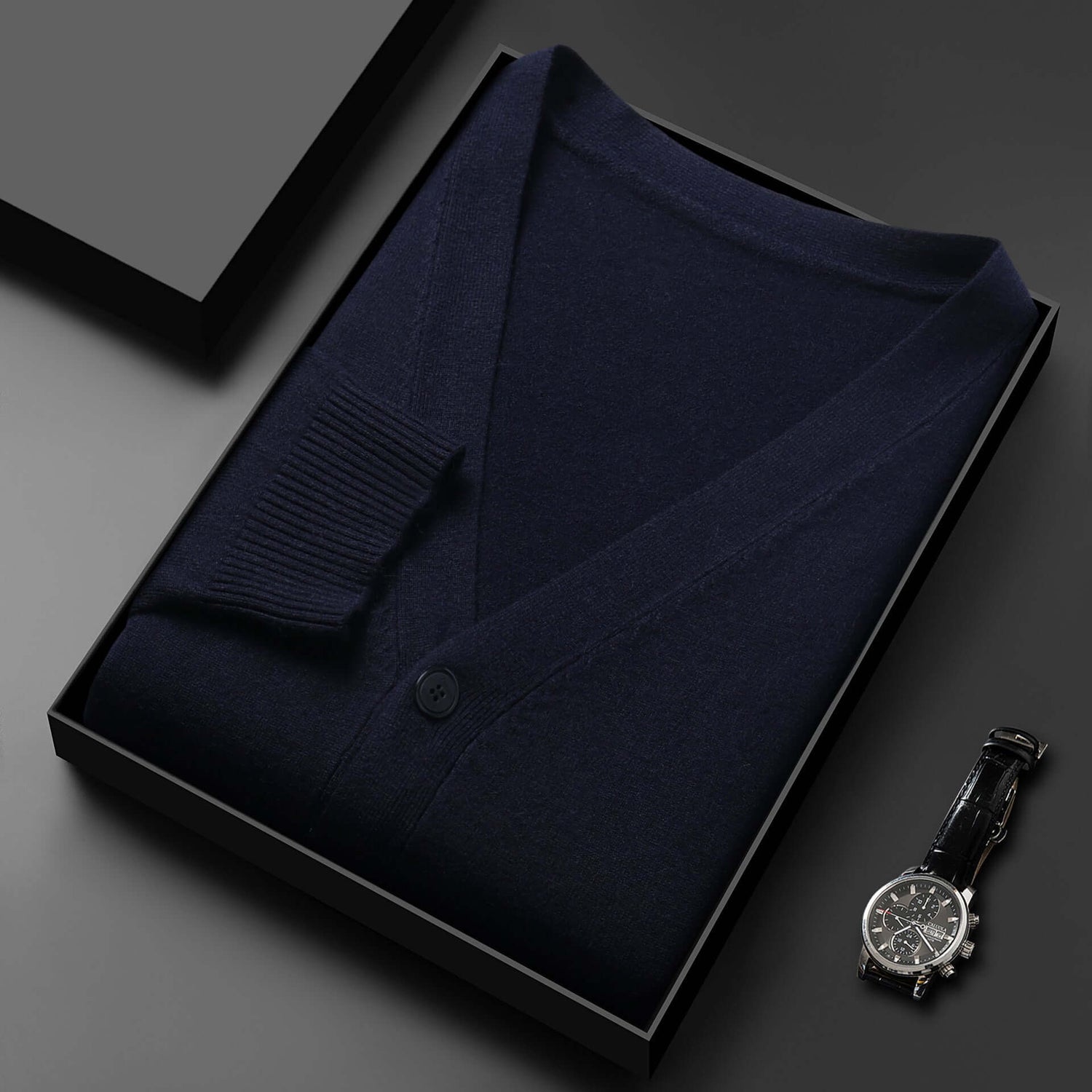 Men’s Knitted Cardigan V-Neck Sweater Coat Stylish Comfort