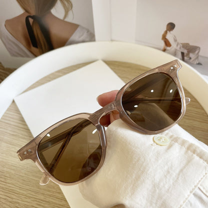 Polarized Sunglasses UV Protection Round Face Glasses