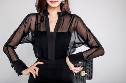 Slim Fit Hip Dress Elegant Body-Hugging Party Outfit