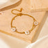Stainless Steel Daisy Flower Necklace and Earrings Set