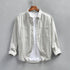 Retro Minimalist Workwear Long-sleeve Shirt For Men