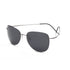 Rimless Toad Mirror Polarized Ladies Sunglasses