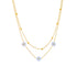 Stainless Steel Daisy Flower Necklace and Earrings Set