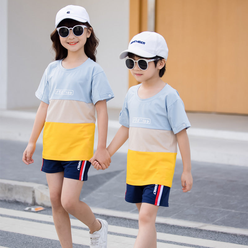 Family Matching Striped Summer Outfit Set