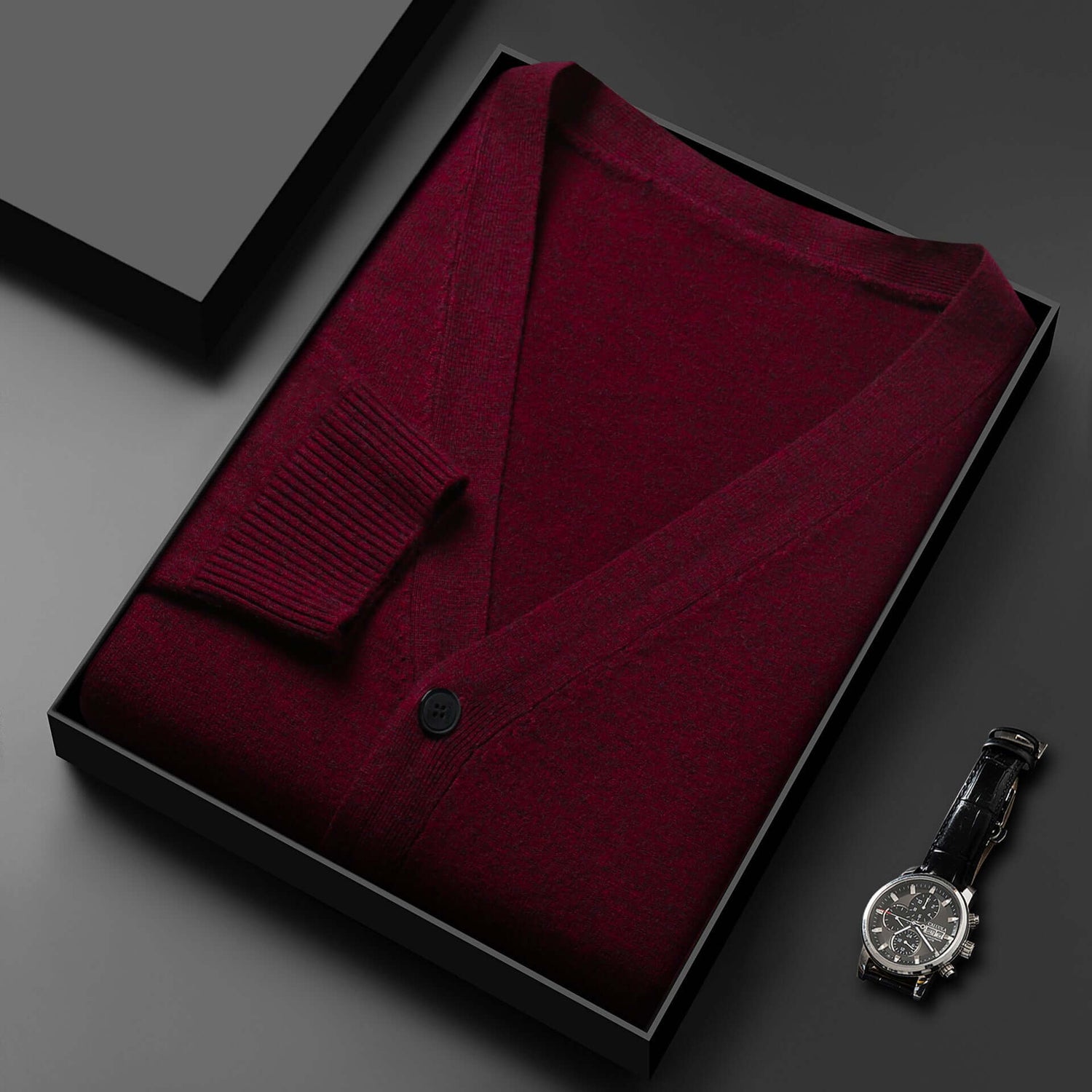 Men’s Knitted Cardigan V-Neck Sweater Coat Stylish Comfort