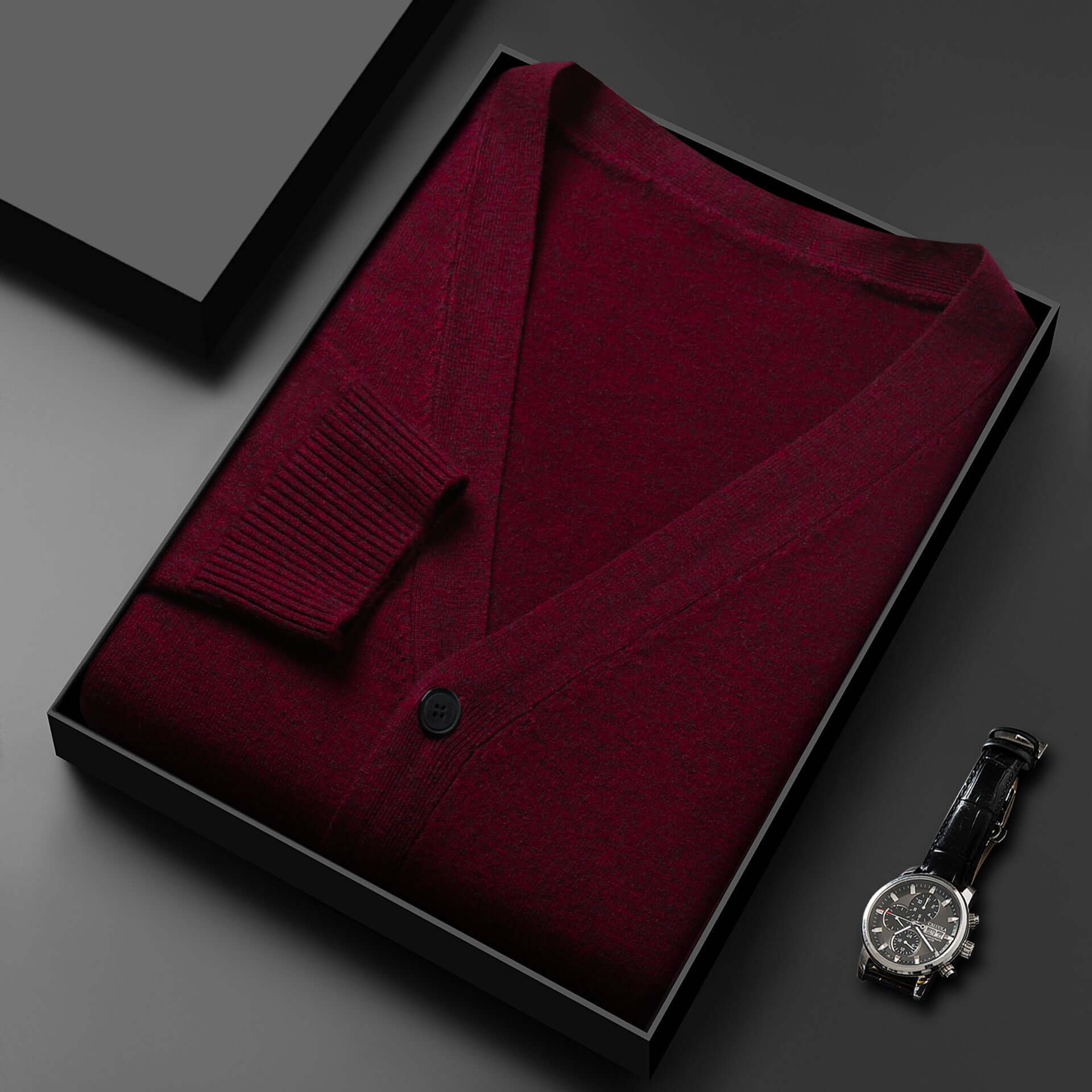 Men’s Knitted Cardigan V-Neck Sweater Coat Stylish Comfort